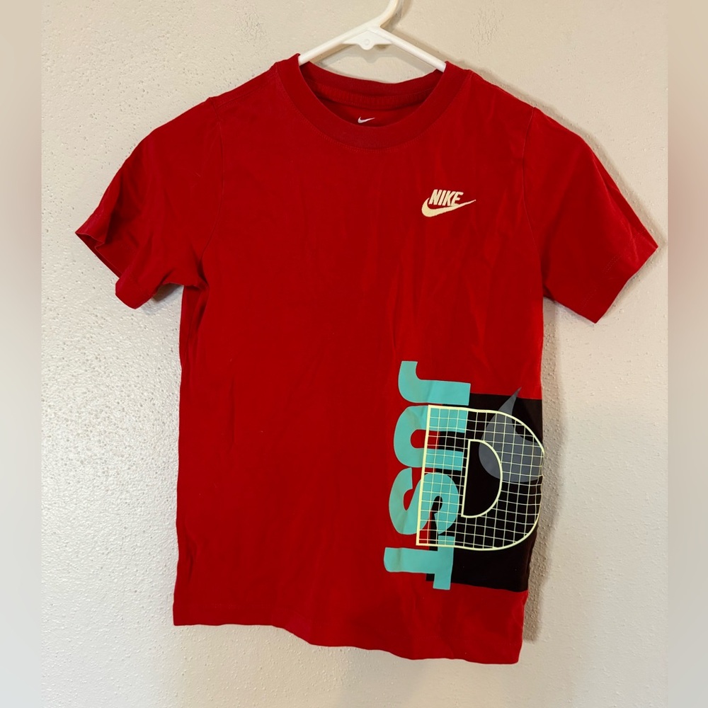 Nike Boys Red Short Sleeve Shirt